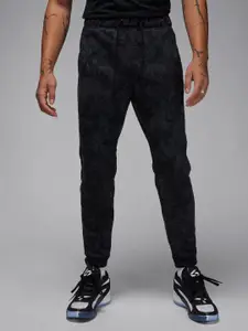 Nike Jordan Men Printed Slim-Fit Dri-Fit Sport Air Fleece Joggers