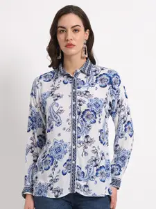 VELDRESS Floral Printed Casual Shirt