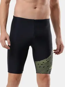 Speedo Printed Mid-Rise Swim Shorts