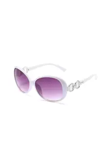 SYGA Women Rectangle Sunglasses with UV Protected Lens GL-225-White