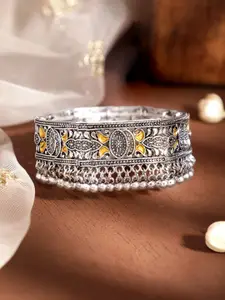Rubans Silver Plated Ring Bracelet