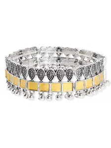Rubans Silver Plated Ring Bracelet