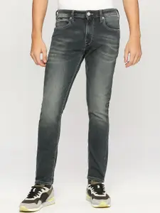 Pepe Jeans Men Skinny Fit Heavy Fade Clean Look Stretchable Jeans