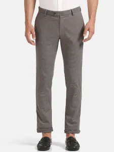 Blackberrys Men Textured Skinny Fit Trousers