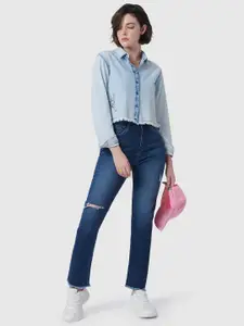 Pepe Jeans Spread Collar Regular Fit Cotton Opaque Casual Shirt