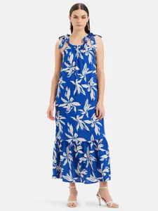 Kazo Floral Print Maxi Dress