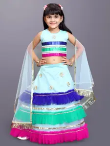 BAESD Girls Ready to Wear Lehenga & Blouse With Dupatta