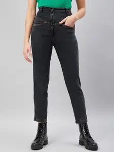 Orchid Hues Women Skinny Fit High Rise Clean Look Stretchable Cropped Jeans