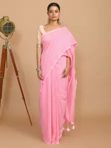 Indethnic Striped Saree