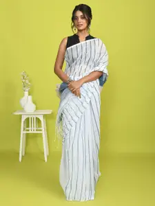 Indethnic Striped Saree