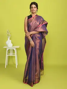 Indethnic Zari Border Saree