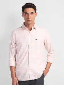 Arrow Sport Slim Fit Opaque Tartan Checks Cotton Casual Shirt