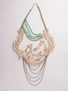 Suhani Pittie Copper Gold-Plated Layered Necklace