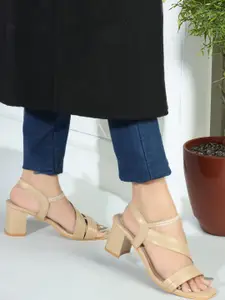 ICONICS Open Toe Block Heels