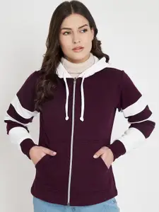 BRINNS Hooded Fleece Front-Open Sweatshirt