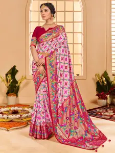 Saree mall Ethnic Motifs Zari Banarasi Saree