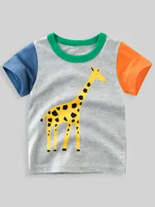 INCLUD Boys Printed Applique T-shirt