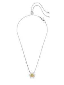 SWAROVSKI Rhodium-Plated Crystal Stone Studded Necklace