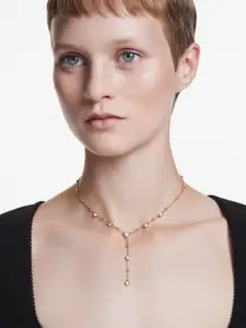 SWAROVSKI Gold-Plated Crystals Studded Necklace