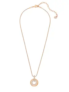 SWAROVSKI Rose Gold-Plated Pendant With Chain
