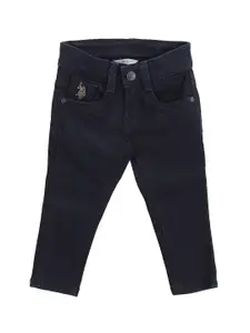 U.S. Polo Assn. Kids Boys Classic Skinny Fit Clean Look Stretchable Jeans