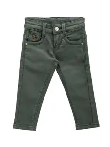 U.S. Polo Assn. Kids Boys Classic Slim Fit Low Distress Stretchable Jeans