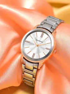 DressBerry Women Textured Dial Reset Time Analogue Watch HOBDB24-114-RG