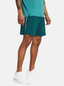 UNDER ARMOUR Men Loose Fit Woven Wordmark Training Shorts