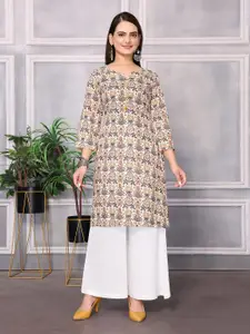 Rangita Floral Printed Straight Kurta