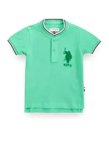 U.S. Polo Assn. Kids Boys Polo Collar Pure Cotton T-shirt