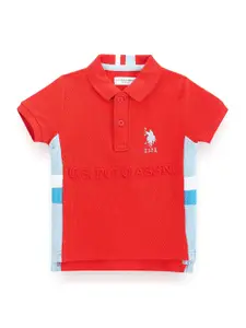 U.S. Polo Assn. Kids Boys Polo Collar Pure Cotton T-shirt