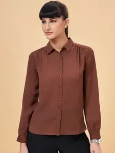 Annabelle by Pantaloons Spread Collar Formal Shirt