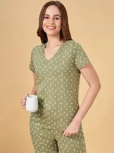 Dreamz by Pantaloons Printed Pure Cotton Lounge T-shirts