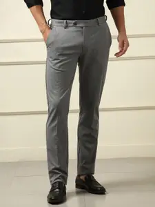 Peter England Men Slim Fit Formal Trousers