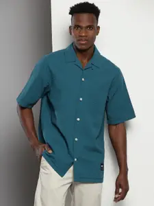 Tommy Hilfiger Textured Cotton Casual Shirt