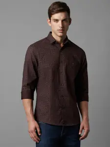 Louis Philippe Sport Slim Fit Floral Printed Cotton Casual Shirt