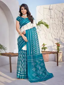 KALINI Geometric Printed Saree