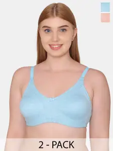 Tweens Pack Of 2 Full Coverage Non Padded Minimizer Bra With All Day Comfort