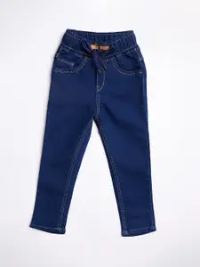 A-Okay Girls High-Rise Clean Look Stretchable Jeans