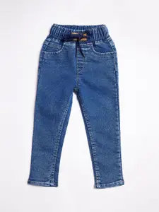 A-Okay Girls High-Rise Clean Look Stretchable Jeans