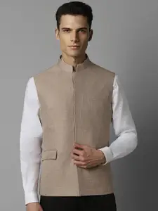 Louis Philippe Embroidered Slim Fit Nehru Jacket