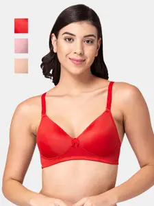 Tweens Pack Of 3 Medium Coverage Lightly Padded T-shirt Bra With All Day Comfort