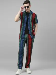 Hancock Printed Relaxed-Fit Shirt With Trousers Co-Ords