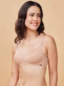 Enamor Medium Coverage Underwired Lightly Padded T-shirt Bra With Anti Microbial