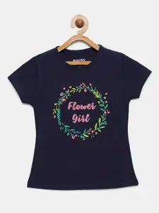 mackly Girls Printed Pure Cotton Lounge Tshirts