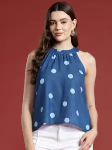 all about you Polka Dots Printed Top