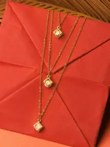 Ayesha Gold-Plated Layered Necklace