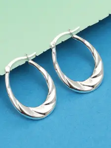 LeCalla Silver Plated Hoop Earrings