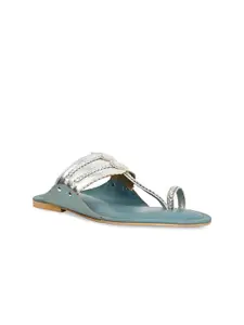 Rocia Textured One Toe Flats