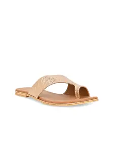 Rocia Textured One Toe Flats